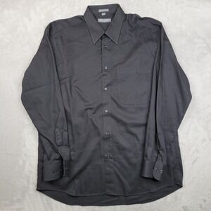 Mondo Di Marco Shirt Men 16.5/42 Button‎ Up Dress Oxford Single Needle Adult 34